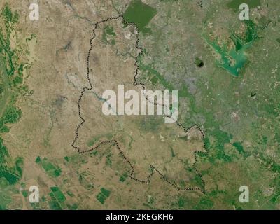 Svay Rieng, provincia di Cambogia. Mappa satellitare ad alta risoluzione Foto Stock