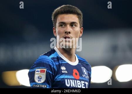 Norwich, Regno Unito. 12th Nov 2022. Matthew Hoppe #13 di Middlesbrough durante la partita del Campionato Sky Bet Norwich City vs Middlesbrough a Carrow Road, Norwich, Regno Unito, 12th novembre 2022 (Foto di Arron Gent/News Images) a Norwich, Regno Unito il 11/12/2022. (Foto di Arron Gent/News Images/Sipa USA) Credit: Sipa USA/Alamy Live News Foto Stock