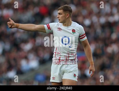 Londra INGHILTERRA - Novembre 12: Durante la partita Autumn International Series tra l'Inghilterra e il Giappone allo stadio Twickenham, Londra, il 12th novembre , Foto Stock