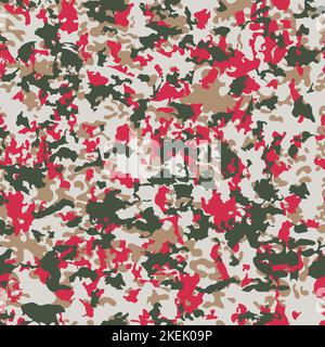Camouflage natale, Army Camouflage wrap senza cuciture modello astratto vettore Illustrazione Vettoriale