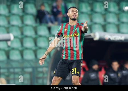 Stadio libero liberati, Terni, Italia, 12 novembre 2022, Anthony Partipilo (Ternana) in occasione di Ternana Calcio vs Brescia Calcio - Serie Italiana calcio Foto Stock