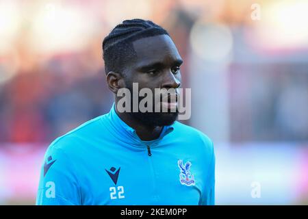 Nottingham, Regno Unito. Sabato 12th novembre 2022. Odsonne Edouard of Crystal Palace durante la partita della Premier League tra Nottingham Forest e Crystal Palace presso il City Ground, (Credit: Jon Hobley | MI News) Credit: MI News & Sport /Alamy Live News Foto Stock