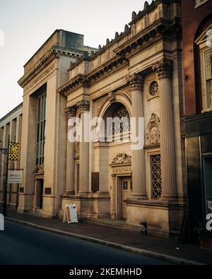 Architettura in centro, Staunton, Virginia Foto Stock