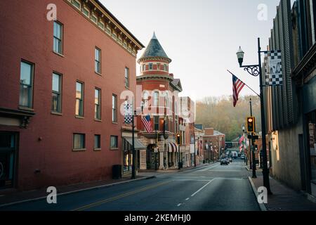 Architettura in centro, Staunton, Virginia Foto Stock