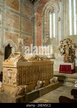 Tomba di D. Goncalo Pereira alla Cappella Gloria, Cattedrale di Braga Foto Stock