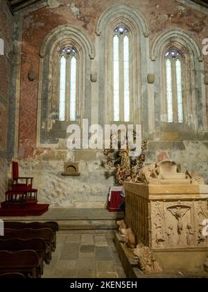 Tomba di D. Goncalo Pereira alla Cappella Gloria, Cattedrale di Braga Foto Stock