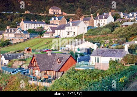 Villaggio costiero di Tresaith in Galles Ceredigion Foto Stock