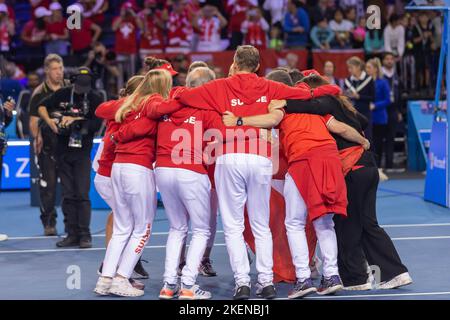 Glasgow, Scozia 13th novembre 2022. L'Australia vince la finale della Billy Jean King Cup 2022. Foto Stock
