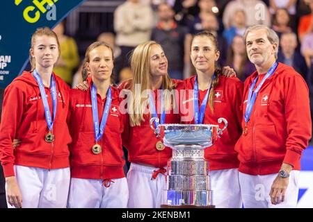 Glasgow, Scozia 13th novembre 2022. L'Australia vince la finale della Billy Jean King Cup 2022. Foto Stock