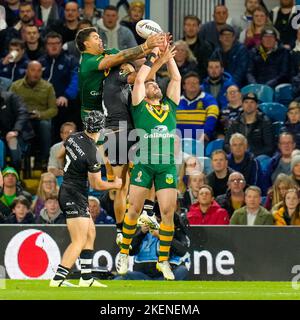 Leeds, Regno Unito. 03rd Nov 2022. Azione durante la partita di Rugby League World 2021 tra Australia e Nuova Zelanda a Elland Road, Leeds, Inghilterra, il 11 novembre 2022. Foto di David Horn. Credit: Prime Media Images/Alamy Live News Foto Stock