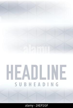 Sottile sfondo grigio astratto con triangoli. Pattern grafico vettoriale incolore Illustrazione Vettoriale