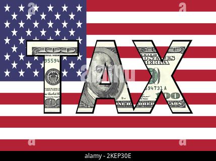 Illustrazione del vettore fiscale. Logo fiscale. Segnale. Volantino del Black Friday. Poster. Vettore. Illustrazione. Tassa Illustrazione Vettoriale