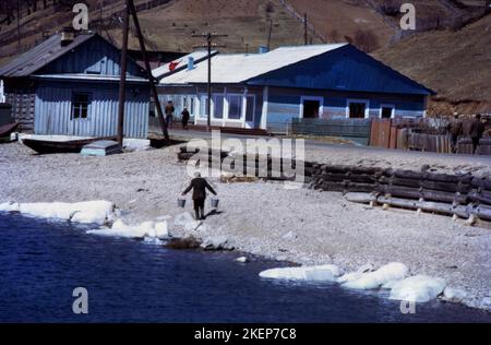RUS, Unione Sovietica, Mosca: Impressioni dall'URSS 1972. Siberia. Gestione delle acque. Al Lago Baikal Foto Stock