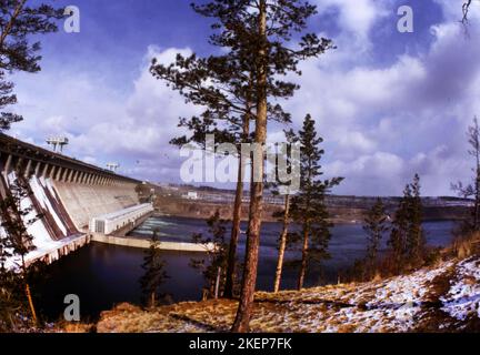 RUS, Unione Sovietica, Mosca: Impressioni dall'URSS 1972. Siberia, al serbatoio di Bratk Foto Stock