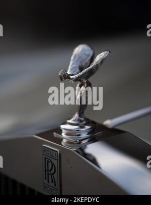 Rolls-Royce Silver Shadow Spirito di decorazione estasi Foto Stock