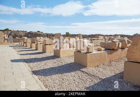 Il Museo all'aperto delle Cappelle del Tempio di Karnak Foto Stock