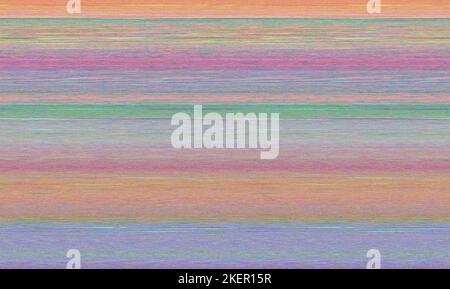 Colorato segnale distorsione rumore effetto pixel texture striped astratto sfondo banner Foto Stock