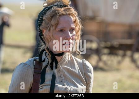 JESSICA CHASTAIN in DONNA CAMMINA AVANTI (2017), diretto da SUSANNA WHITE. Credit: THE BEDFORD FALLS COMPANY / Album Foto Stock