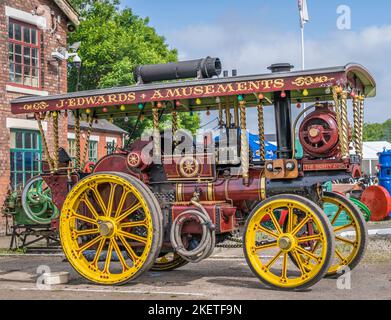 Trattore Garrett Showmans; numero 33305; registrazione HT7112; costruito 1918. Foto Stock