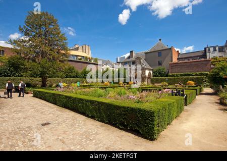 Giardini di Rubenshuis, casa-museo Rubens, Anversa (Fiandre), Belgio Foto Stock