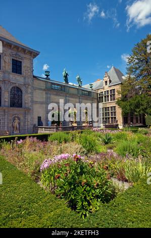 Giardini di Rubenshuis, casa-museo Rubens, Anversa (Fiandre), Belgio Foto Stock