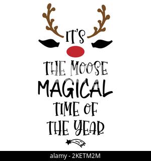 Buon preventivo di Natale per i biglietti d'auguri. Vettore. Illustrazione Vettoriale