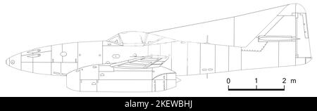 Messerschmitt Me 262A-1 Schwalbe Foto Stock