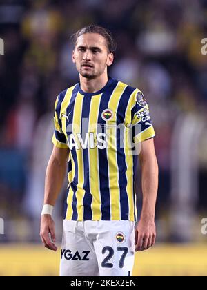 ISTANBUL - Miguel Crespo da Silva di Fenerbahce SK durante la partita turca Super Lig tra Fenerbahce AS e Demir Grup Sivasspor allo stadio Ulker il 7 novembre 2022 a Istanbul, Turchia. ANP | altezza olandese | GERRIT DA COLONIA Foto Stock