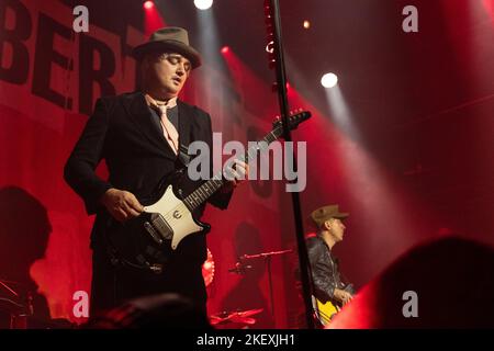 Amsterdam, NL - i Libertines si esibiscono a Melkweg, Amsterdam, il 14th novembre 2022, l'ultima notte del loro Tour europeo Foto Stock