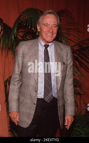 Jack Lemmon al 62nd° Oscar Nominees Oscar Awards pranzo al Beverly Hilton Hotel di Beverly Hills 20 marzo 1990 credito: Ralph Dominguez/MediaPunch Foto Stock