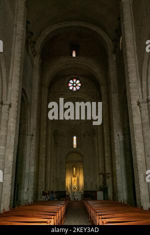 Cattedrale di la Seu d'Urgell. Architettura romanica catalana. 12th cent. La Seu d'Urgell. Alt Urgell. Lleida. Catalogna. Spagna Foto Stock