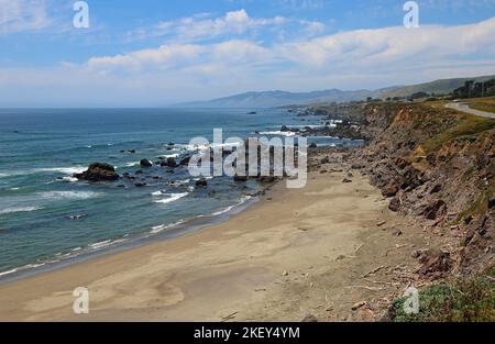 Spiaggia di North Salmon Creek - California Foto Stock
