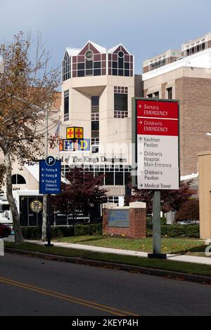 Vista del Children's Hospital of the King's Daughters, Eastern Virginia Medical School, Norfolk, Virginia, Stati Uniti Foto Stock