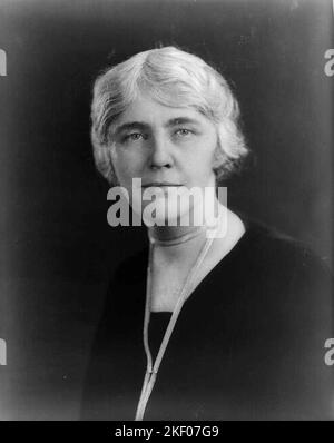 Louise Henry Hoover la moglie e la prima Signora del presidente Herbert Hoover Foto Stock