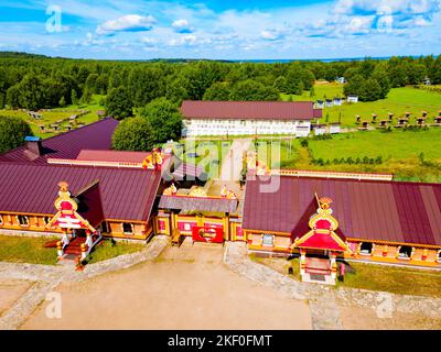 Centro storico e culturale Russky Park a Pereslavl Zalessky o Pereslavl-Zalessky, anello d'oro della Russia Foto Stock