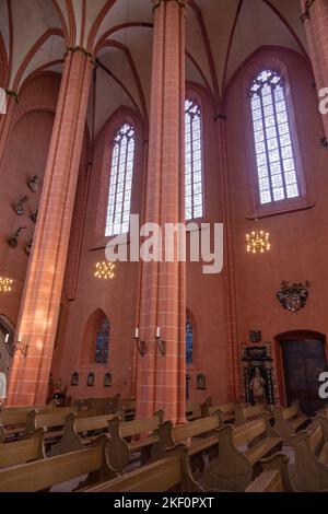 Kaiserdom Sankt Bartholomäus, Cattedrale Imperiale di San Bartolomeo, Francoforte, Germania Foto Stock