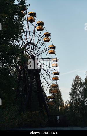 Fiera di Cernobyl Ferries - Autunno a Pripyat, Ucraina Foto Stock