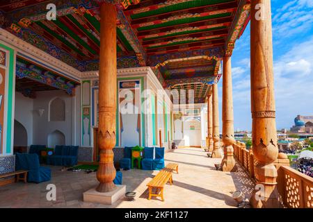 Hazrat Khizr o Hazret Hyzr Moschea nella città di Samarkand in Uzbekistan Foto Stock