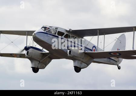 De Havilland dh 89 Dragon rapide,TX310, G-AIDL, Nettie, Wellesbourne, Warwickshire, Inghilterra, Regno Unito, Foto Stock