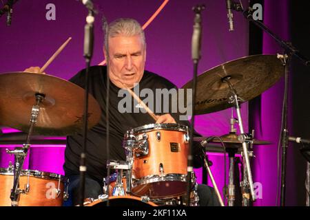 Günther Fischer Quintett mit Uschi Brüning | Das comeback im Rahmen der Jazztage Dresden im Ostra-Dome. Dresda,12.11.2022 Foto Stock