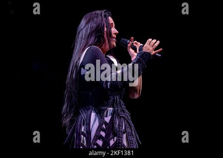 Italia 10 Novembre 2022 Evanescence - Mondi Collide Tour - live at Mediolanum Forum Assago Milano © Andrea Ripamonti / Alamy Foto Stock