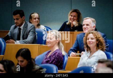 L'AIA - Paesi Bassi, 2022-11-15 15:16:52 L'AIA - Ockje Tellegen (VVD) dice Arrivederci alla Camera dei rappresentanti. Il MP soffre di un burnout ed è stato malato a casa da febbraio. ANP BART MAAT netherlands OUT - belgio OUT Foto Stock