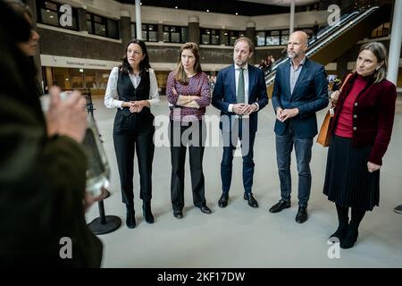 2022-11-15 13:17:38:19 L'AIA - Ockje Tellegen (VVD) dice Arrivederci alla Camera dei rappresentanti. Il MP soffre di un burnout ed è stato malato a casa da febbraio. ANP BART MAAT netherlands OUT - belgio OUT Foto Stock