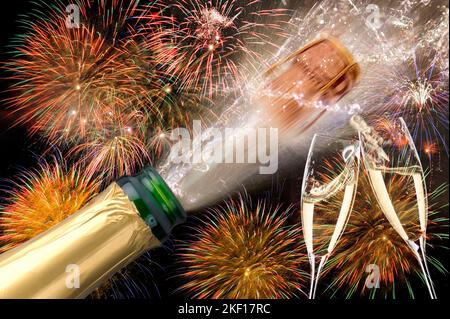 Silvester e Capodanno 2023 Foto Stock