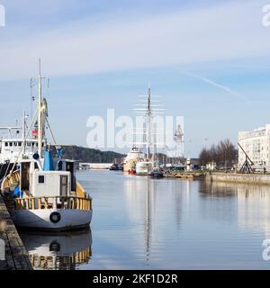 Fiume Aurajoki Foto Stock