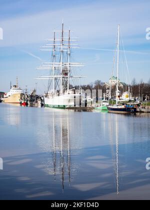 Fiume Aurajoki Foto Stock