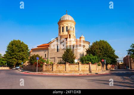 Gori Cattedrale di Santa Maria nel centro storico di Gori. Gori è una città della Georgia orientale, che funge da capitale regionale di Shida Kartli. Foto Stock