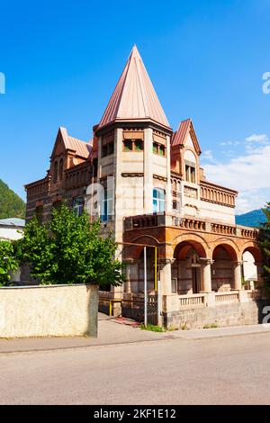 Centro storico di Borjomi. Borjomi è una città di villeggiatura nella regione di Santskhe Javakheti in Georgia. Foto Stock