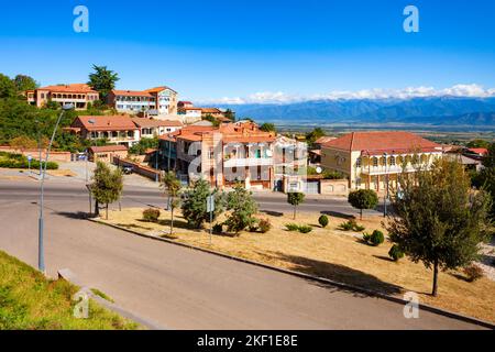 Città vecchia di Telavi. Telavi è la città principale della provincia di Kakheti in Georgia. Foto Stock