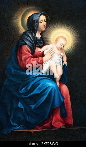 1670S MADONNA E BAMBINO DI CARLO DOLCI PITTORE ITALIANO DI EPOCA BAROCCA - KA9422 HAR001 HARS COPY SPACE FRIENDSHIP FULL-LENGTH SIGNORE FIRENZE PERSONE ISPIRAZIONE MASCHI CURA SPIRITUALITÀ CRISTIANA CRISTO FELICITÀ HALO RELIGIOSO ALLEGRO CRISTIANESIMO ANGOLO BASSO ITALIA DICEMBRE CONNESSIONE CONCETTUALE DICEMBRE 25 DERIVATO CARTOLINA FIGLIO DI DIO 1670S BAMBINO RAGAZZO FEDELE FEDE CRESCITA GIOVANILE GIOIOSA MESSIA MOMS SPIRITUALE INSIEME GIOVANE CREDENZA FEMMINILE ADULTA ETNIA CAUCASICA HAR001 GESÙ CRISTO ISPIRATORE UFFIZI VECCHIO STILE Foto Stock